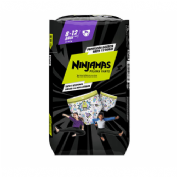 Dodot Ninjamas Pañal infantil niño cohetes talla 8-12 años 27-43 kg 9 ud