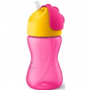 Philips avent vaso con pajita (300 ml + 12 m niña)