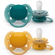 Chupete silicona philips avent ultra soft 6 - 18 meses 2 unidades neutro - philips avent ultra soft