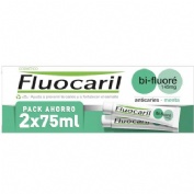 Fluocaril bi-fluore 145 mg (2 tubos 75 ml sabor menta)