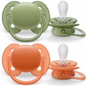 Philips Avent Chupete Silicona Ultra Soft + 18 meses neutro (2 ud)