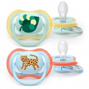 Philips Avent Chupete Silicona Ultra air 0 - 6 meses deco niño (2 ud)