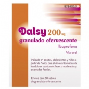DALSY 200 mg GRANULADO EFERVESCENTE , 20 sobres