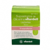 SUPOSITORIOS DE GLICERINA VILARDELL LACTANTES, 15 supositorios