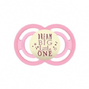 MAM Perfect Night Chupete Silicona Fisiológico color rosa  (+ 6 meses 1 ud)