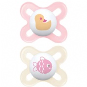 Chupete silicona fisiologico - mam start (0 -2 meses 1 unidad color rosa)