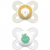 Chupete silicona fisiologico - mam start (0 -2 meses 1 unidad color verde)