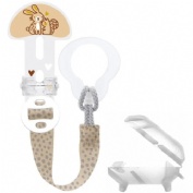 Broche para chupete y cubierta de proteccion - mam clip it! & cover (verde)