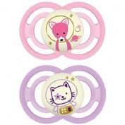 Chupete silicona fisiologico mam perfect night + 6 meses r pack doble - mam perfect night