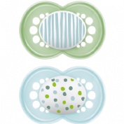 MAM Original Chupete Silicona + 16 meses color Neutro (2 ud) 