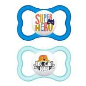 Chupete silicona simetrica - mam air (16+ a pack doble)