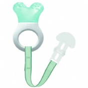 MAM Mordedor Mini Cooler & clip Azul (con parte rellena de agua y broche) 1 ud