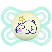 Chupete silicona simetrica - mam perfect night (1 unidad 0+ n)