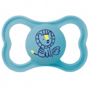MAM Supreme Chupete Silicona simétrica +6 meses Azul (1 ud)