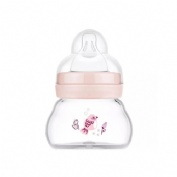 MAM Feel Good Biberón cristal rosa (+0 meses 1 ud 90 ml)