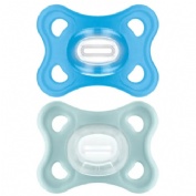 MAM Comfort Chupetes Silicona 3-12 meses Color azul (2 ud)