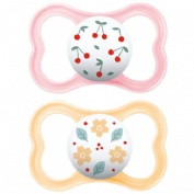 MAM Air Pack Chupetes 6+ meses Silicona color rosa (2 ud)