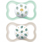 MAM Air Pack Chupetes 6+ meses Silicona color neutro (2 ud)