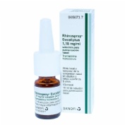 RHINOSPRAY EUCALIPTUS 1,18 mg/ ml SOLUCION PARA PULVERIZACION NASAL , 1 envase pulverizador de 10 ml