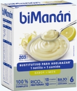 BiManán Natillas BeSlim Sabor Limón (6 sobres)