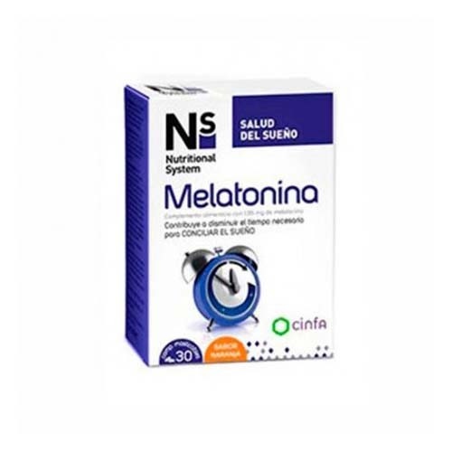 Ns melatonina (1,95 mg 30 comprimidos masticables sabor naranja)