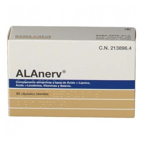 Alanerv (20 capsulas blandas)