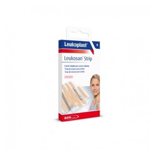 Leukosan strip - sutura cutanea esteril (tira 38 mm  x 6 mm 12 tiras)
