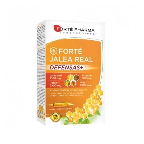 Forte jalea real defensas+ (20 ampollas 10 ml)