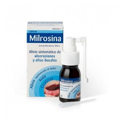 Milrosina spray solucion bucal (1 envase 25 ml)