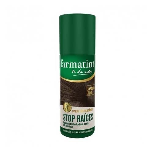 Farmatint stop raices (1 spray 75 ml tono castaño claro)
