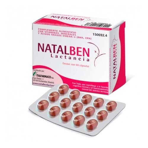 Natalben lactancia (60 capsulas)