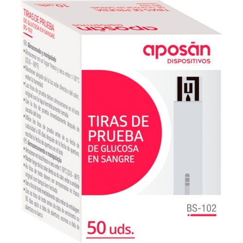 Aposán Tiras para Glucómetro (50 ud)