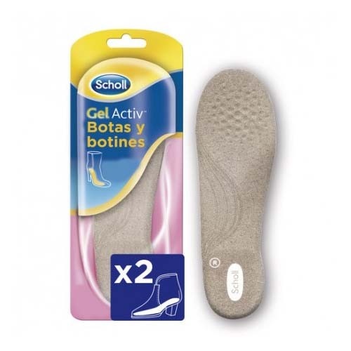 Plantillas - scholl gel activ  botas y botines (1 par)