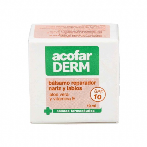 Acofarderm Nesira Bálsamo Repar Nariz Labios 10ml