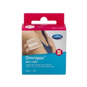 Esparadrapo hipoalergico - omnipor skin color (1 unidad 5 m x 2,5 cm)