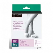 Protector doble juanete + plantar - farmalastic feet (talla m)