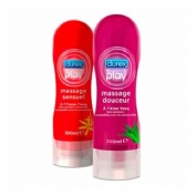 Durex play massage aloe + sensual (duplo 200 ml + 200 ml)