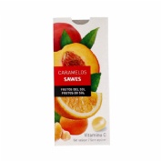 Sawes caramelos blister sin azucar (1 envase 22 g sabor frutos del sol)