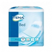 Protector de cama - tena bed plus (35 unidades 90 cm x 60 cm)